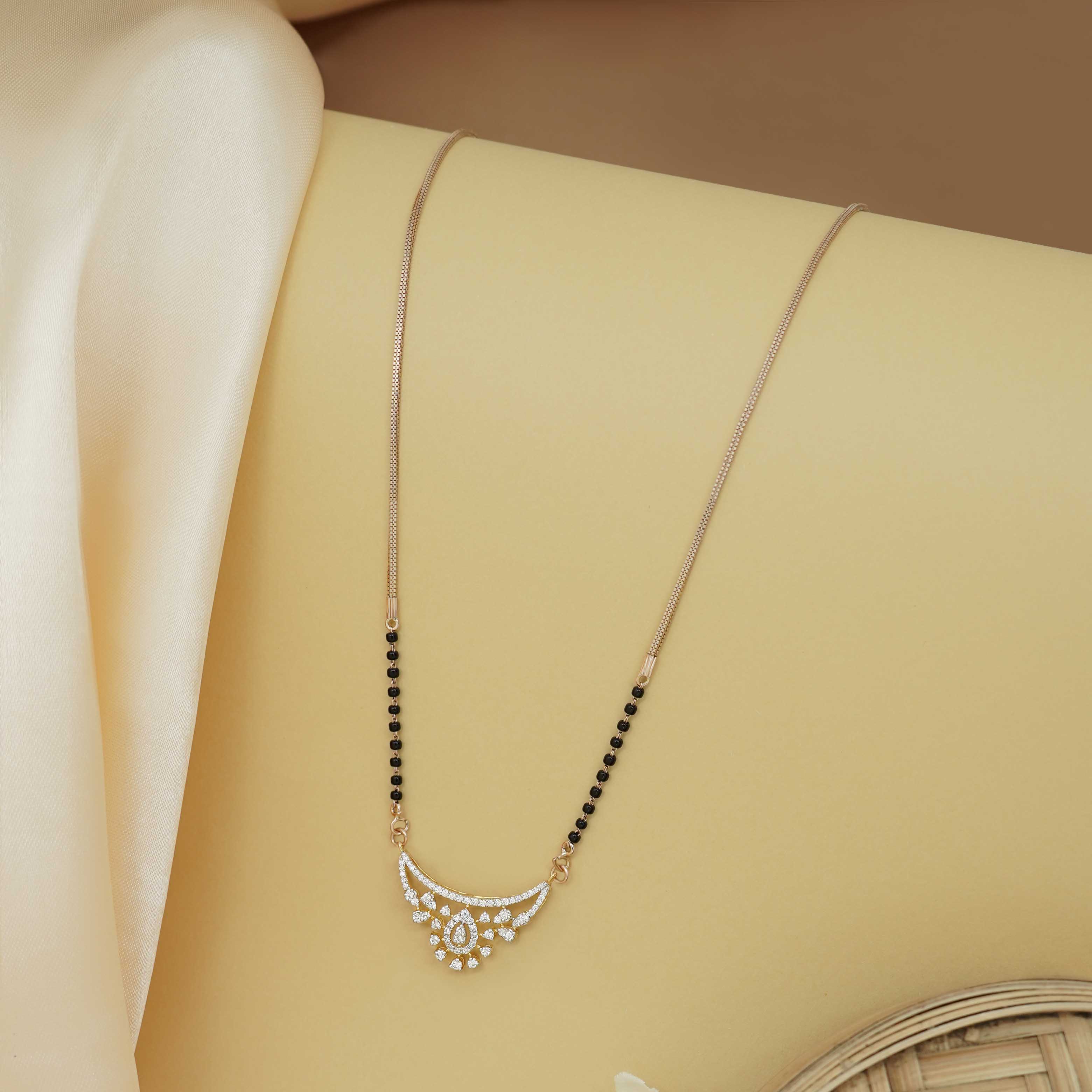 Diamond Mangalsutra Pendant