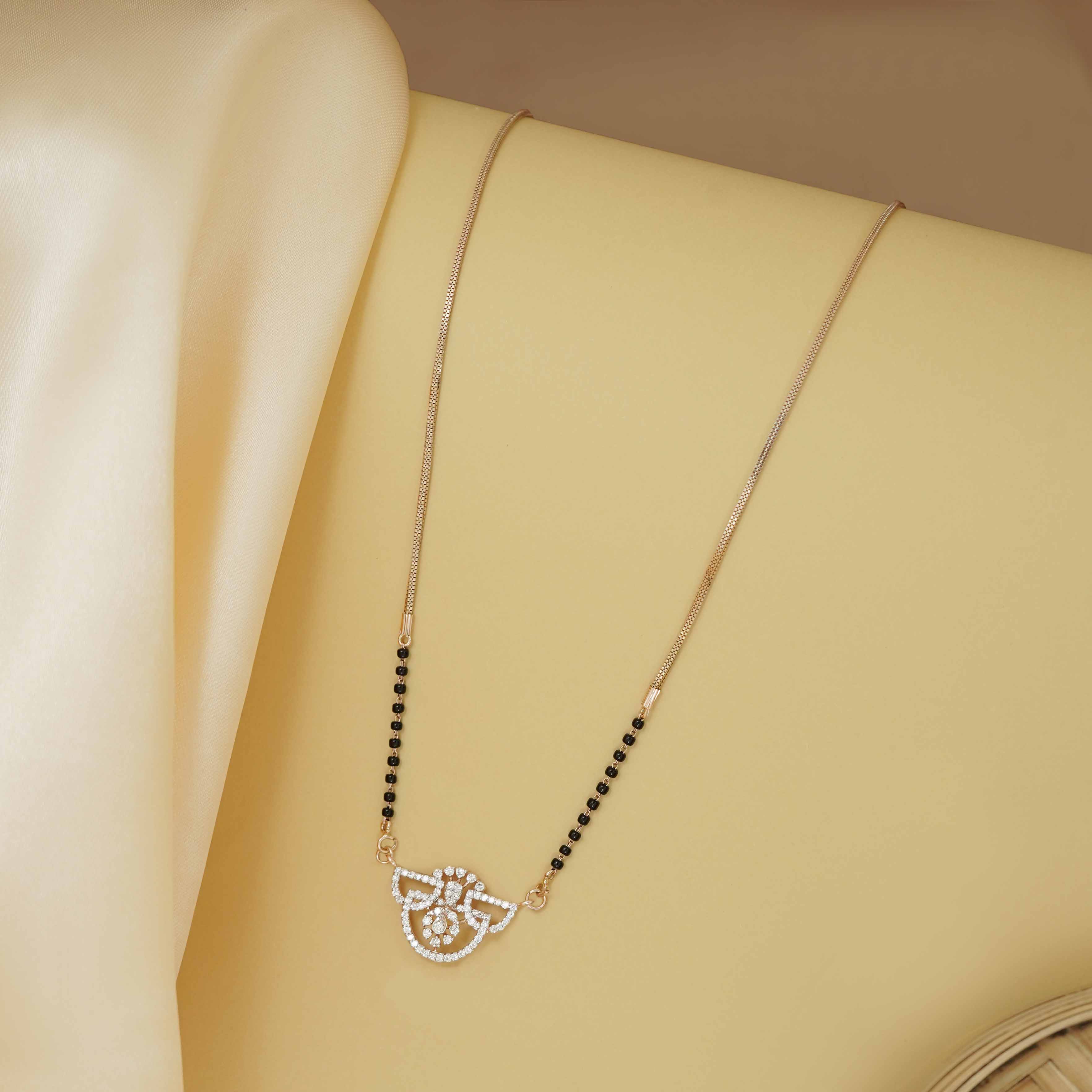 Diamond Mangalsutra Pendant